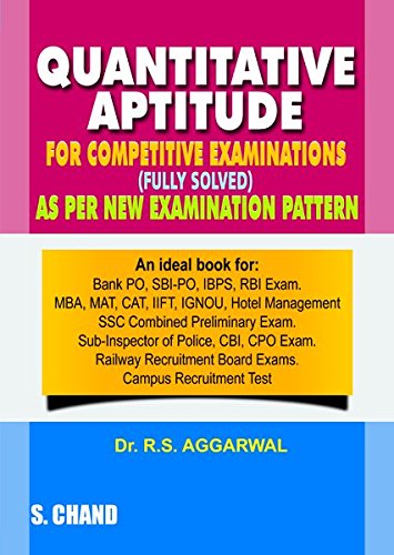 Quantitative Aptitude for Competitive Examinations (Old Edition)