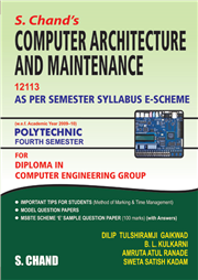 S.Chand's Computer Architecture and Maintenance 12113-Msbte